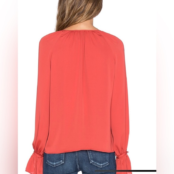 L’Academia Orange Blouse Size Small - Picture 5 of 8